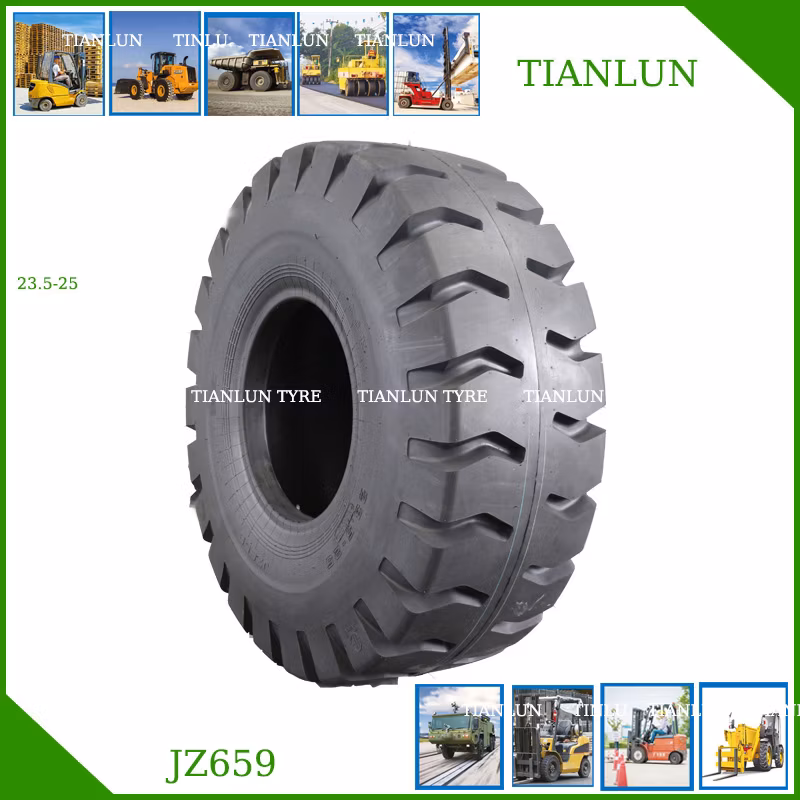 18.00-25 16/70-24 16/70-20 OEM New Mining Port Desert Cranes Straddle Carriers Compactor Reach Stacker Grader Solid Forklift Loaders Scrapers Loader Tyre Tire