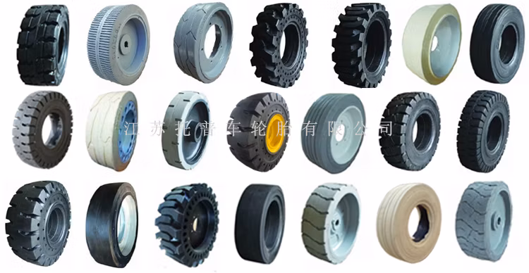 810X182-20 Super Grip Performance Solid Rubber Wheel Tire for Aerial Work Platform Skid Steer Loader