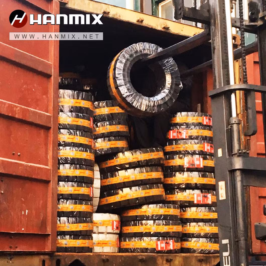 Hanmix Brand Solid Forklift Tyres Industrial Tire Press-on Forklift Tires Non-Marking Forklift Tires 23*9-10 23*10-12 27*10-12 28*9-15