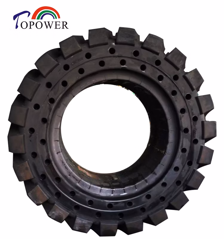 810X182-20 Super Grip Performance Solid Rubber Wheel Tire for Aerial Work Platform Skid Steer Loader