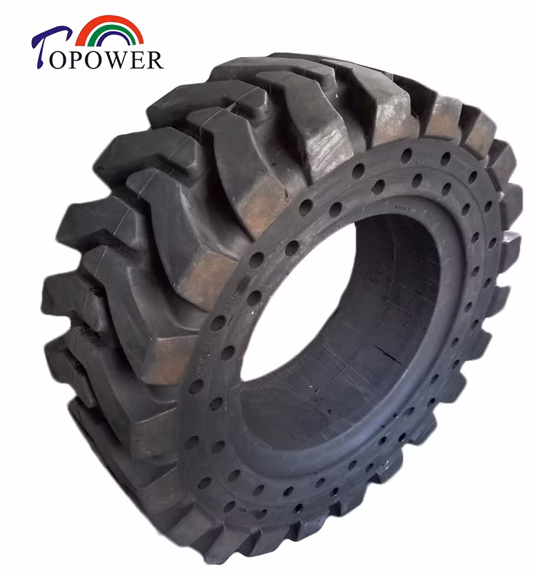 810X182-20 Super Grip Performance Solid Rubber Wheel Tire for Aerial Work Platform Skid Steer Loader