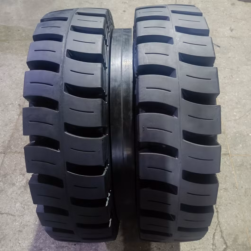 Anygo Brand 13.00-20 Xz06 Solid Tyres, Pneumatic Solid Tyre, Solid Resilient Wheels for Forklift and Material Handling Equipment