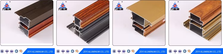 6063 T5 Anodized Solar Panel Aluminum Frame Extrusions in Factory