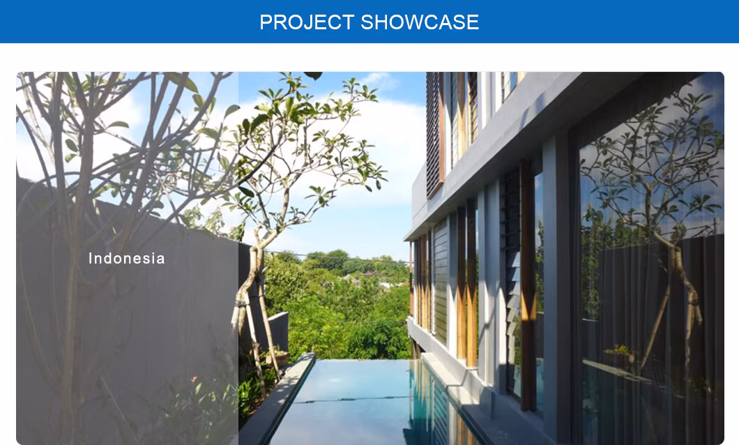 Powder Coated Aluminum Series Jalousie Louver Frame with Blade