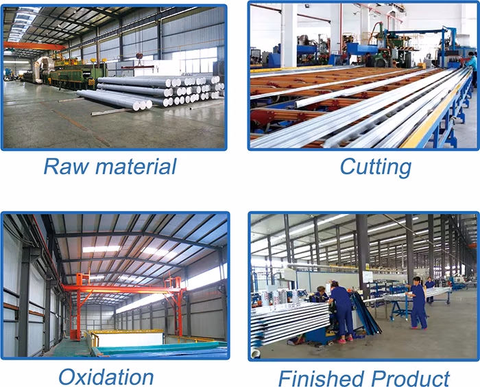 Hot Sale Aluminum Extrusion Profile 2040 2020 Aluminium Extruded Sections