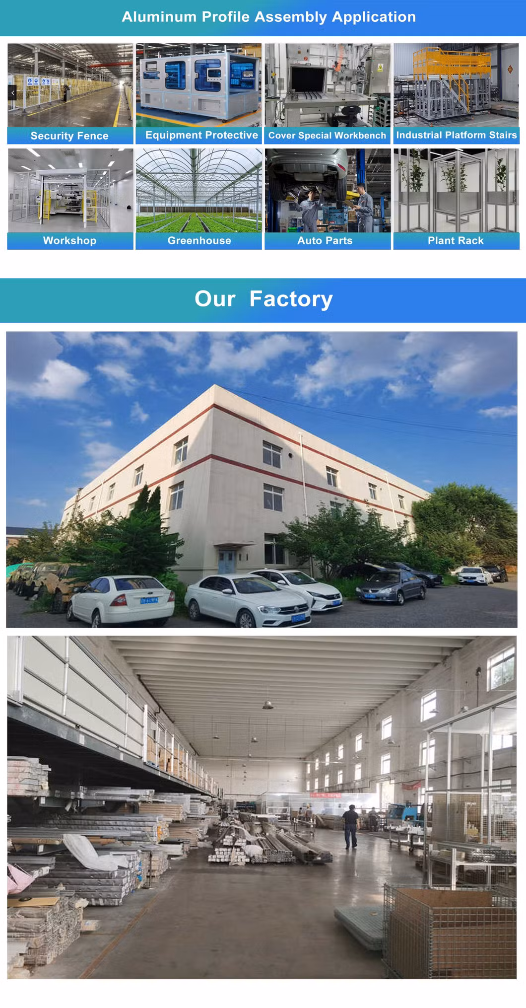 Custom 6063 20 30 40 45 50 60 Series Anodized Industrial Aluminum Profile Supplier T Slot Extruded Modular Frame System Aluminium Extrusion Profile