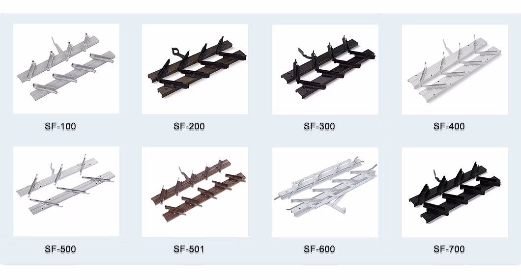 Powder Coated Aluminum Series Jalousie Louver Frame with Blade