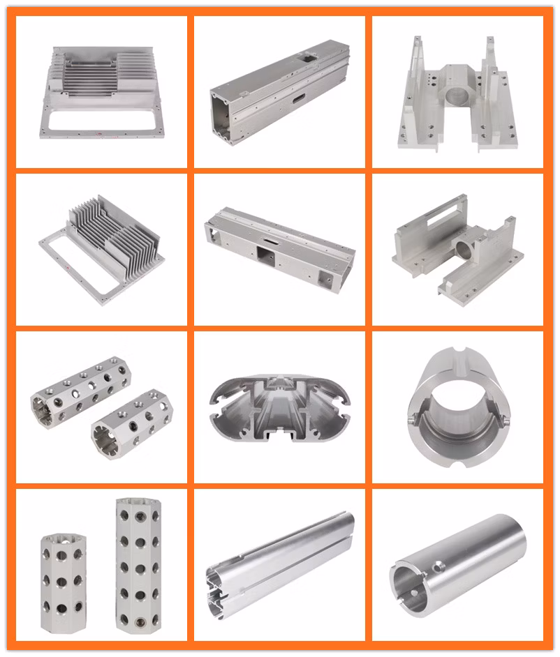 Aluminum Alloy Extrusion Profile Milling/Turning/ CNC Machining Parts Motor Drive Roller Aluminium Extruded Profiles