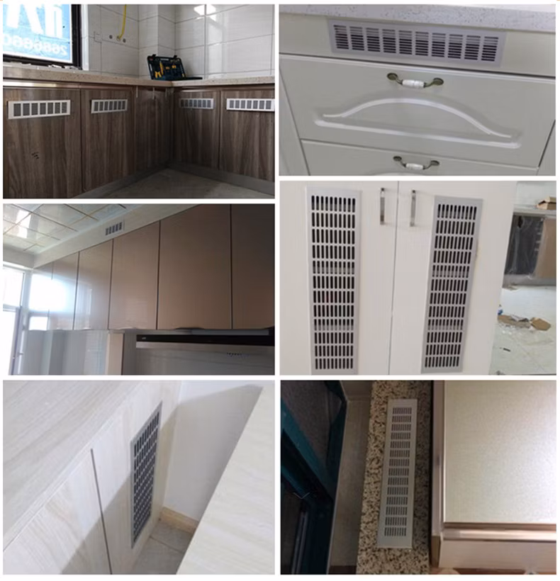 Wardrobe Cabinet Aluminum Alloy Air Vents Frame