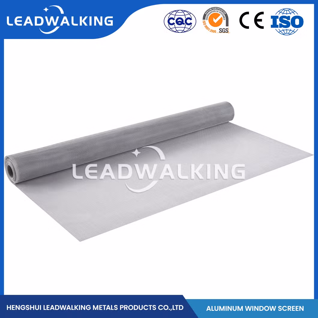Leadwalking Stainless Steel Window Screen Mesh Good Aesthetics Aluminum Mesh Window Screen Factory High-Quality China 302 304 Aluminum Alloy Window Screen