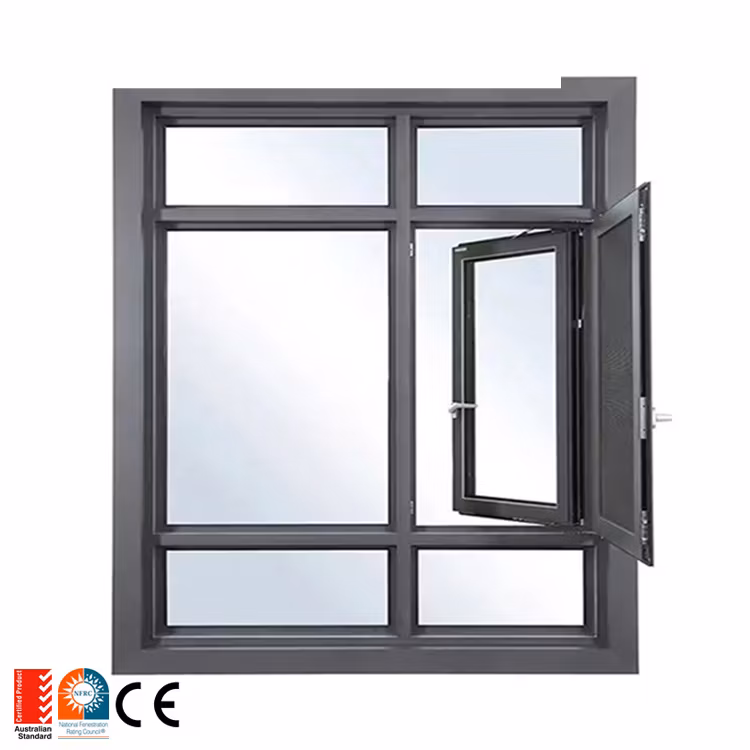 3D OEM ODM Aluminium Casement Window Customizable Aluminium Window for Sale