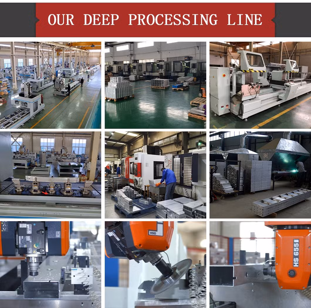 6063 Good Price Aluminum Extrusions Frame for Window Door