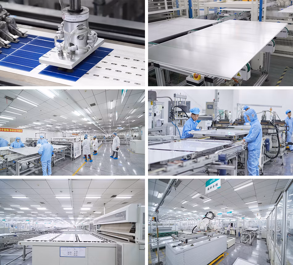 Longi Solar Panel 410W Photovoltaic Modules Solar Panels Black Frame in Stock