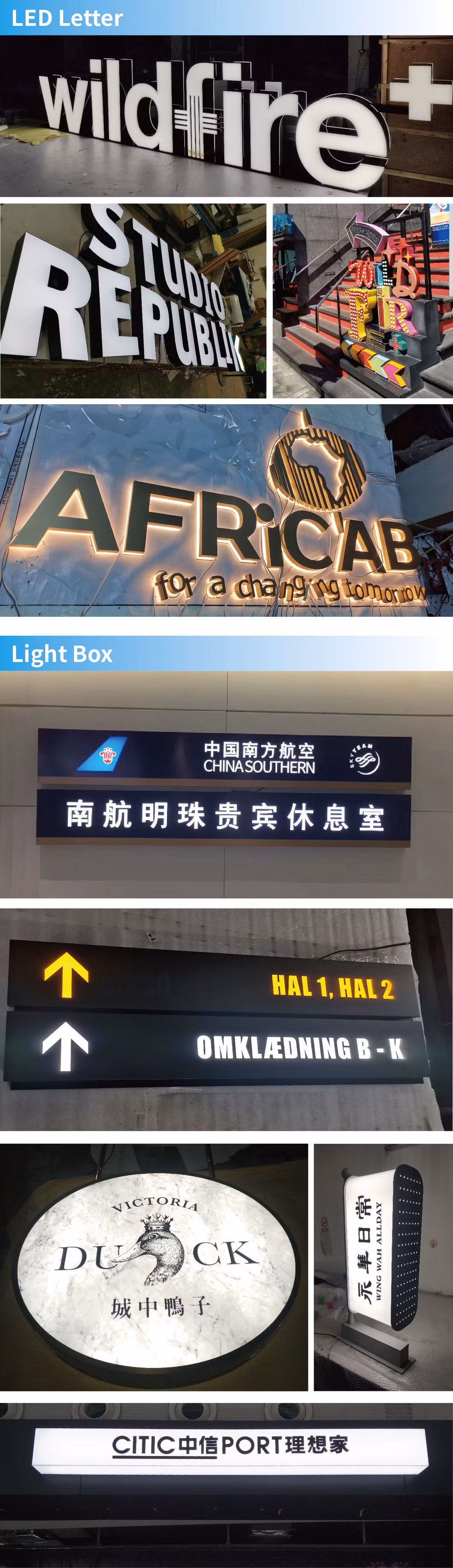 Soft Film Fabric Light Box Stainless Steel Frame Removable Photo LED Light Box