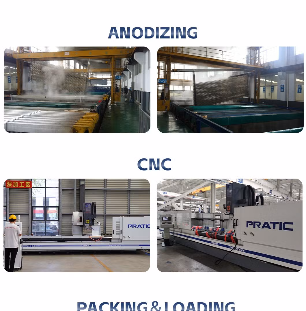 Hot Selling Customized High Quality Aluminum Alloy Door Window Powder Coated Frames