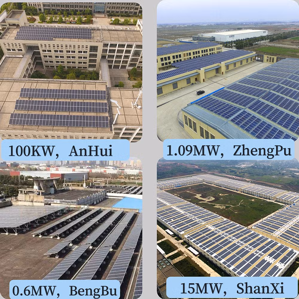 Roof Solar Panel All Black Frame Free Design Flat Roof Solar Panel Mounting System