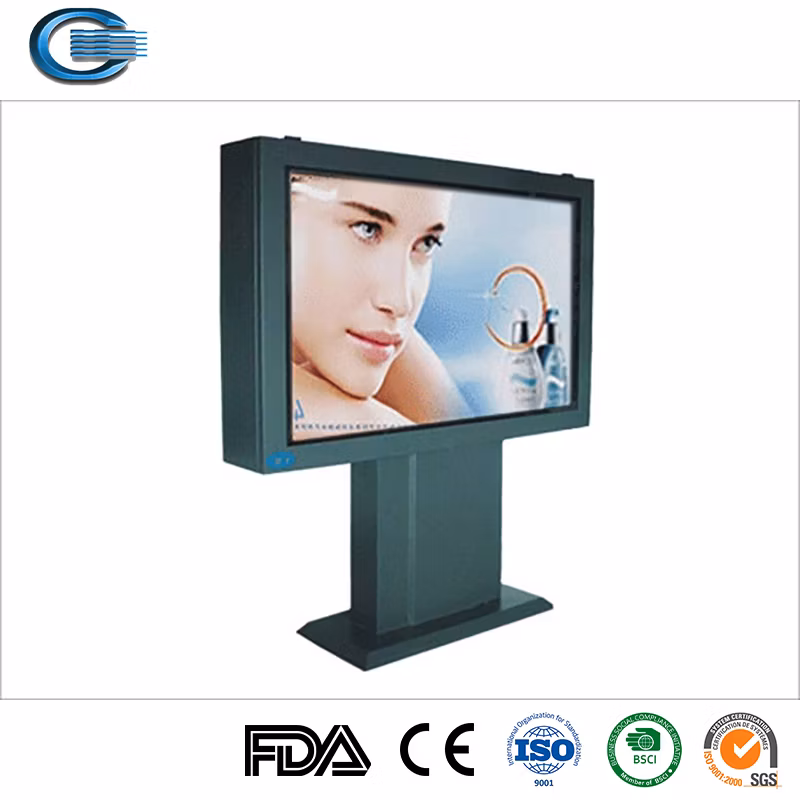 Huasheng Factory Wholesale A2 Aluminum Silver Ultra Thin LED Light Box Snap Frame Super Slim Clip on Frame Edge-Lit Lightbox