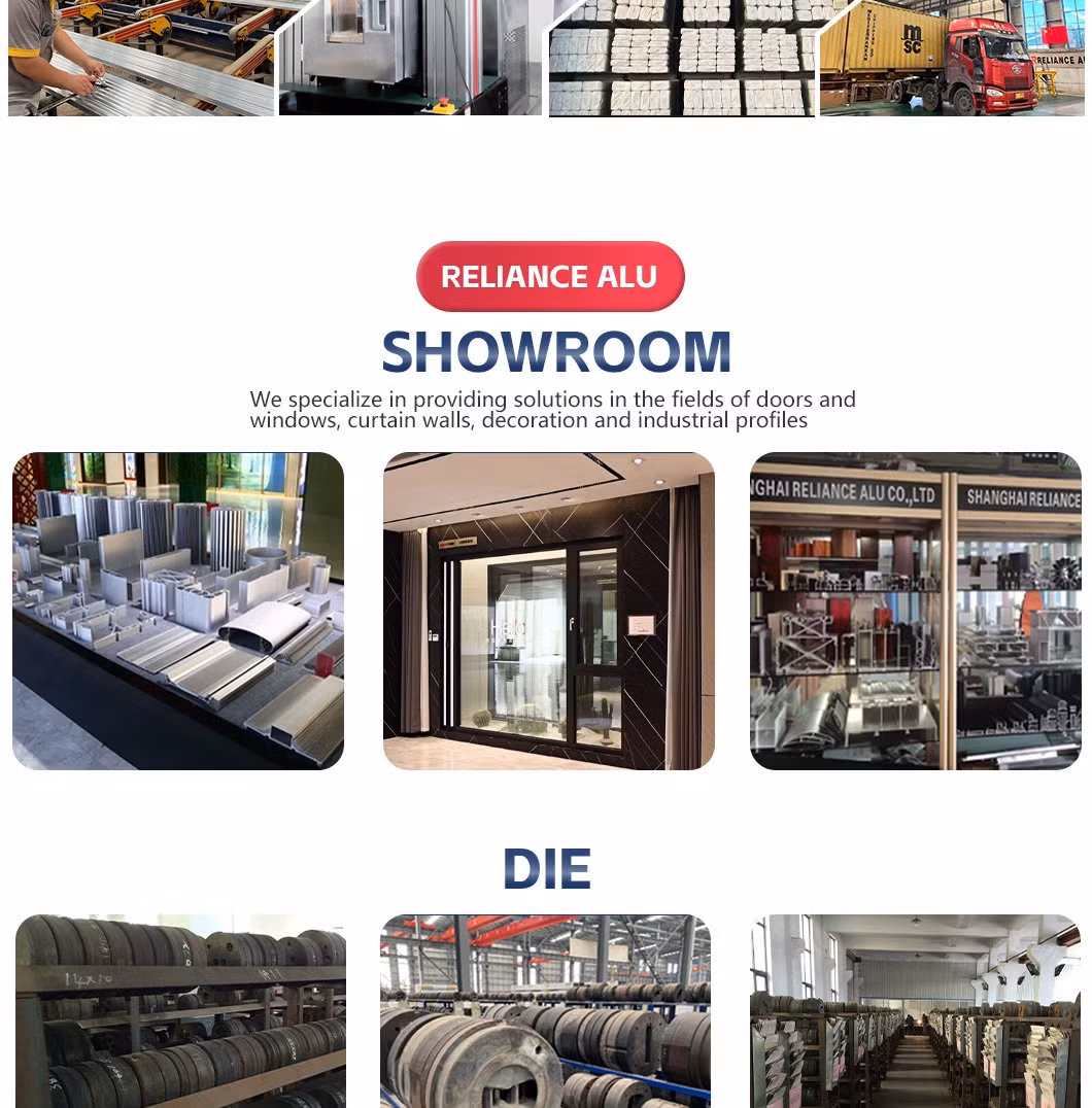 Hot Selling Customized High Quality Aluminum Alloy Door Window Powder Coated Frames
