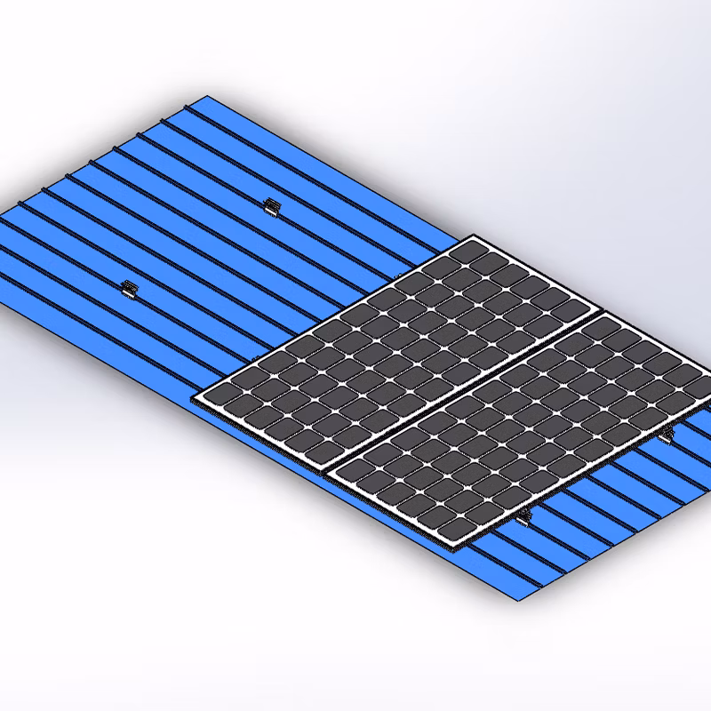 Mk Solar Panel Rail Free Bracket for Metal Roof PV Mounting System