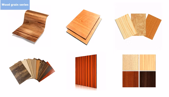 Fireproof Decoration ACP Sheet Aluminum Composite Panel with Wood Grain