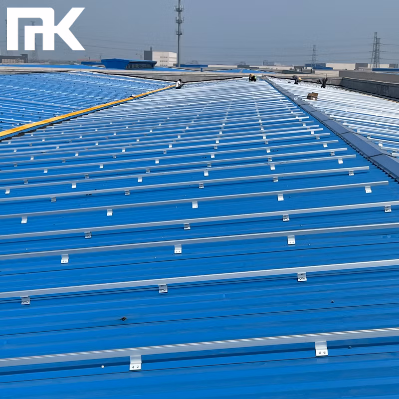 Mk PV Aluminum Adjustable Fixed Portable Tin Roof Solar Panel Mounting Installation Bracket Factory Direct Sell