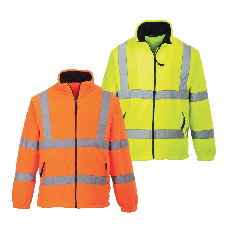 Hot Selling Long Sleeve Winter Clothing High Visibility Fluorescent Reflective Safety Jackets