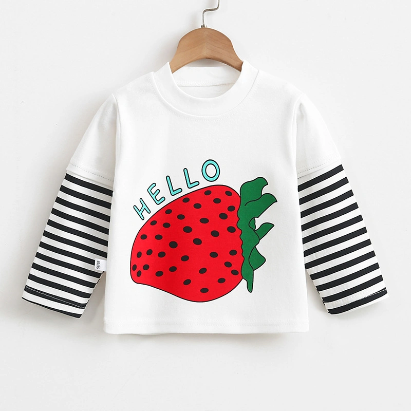 Printing Embroidery Cotton Cute Children Kids T-Shirts New Style Color Factory Custom