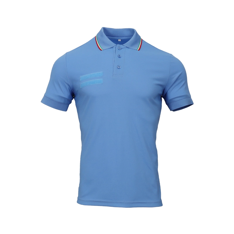 Customized Short Sleeve Men T-Shirts Cotton Polyester Pique Polo Shirts