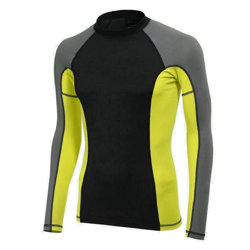 Green Long Sleeve Rash Guard UV/SPF Quick Dry Swimwear Shirt Water Surf Swimming Shirts