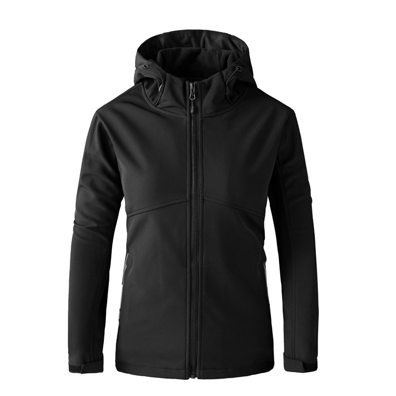 Soft Shell Jacket Men&prime;s and Women&prime;s Windproof Waterproof Fleece Sweater Spring and Autumn