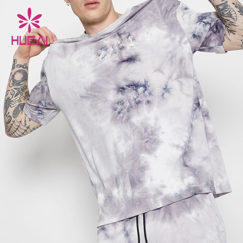 Custom Mens Private Label Fashionable Tie Dye T Shirt