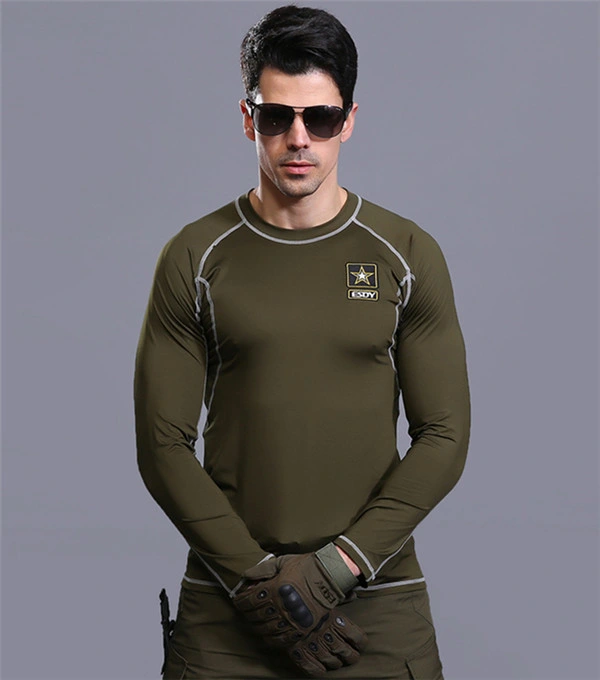 Esdy Outdoor Fleece Thermal Underwear Shirt Tactical Long Sleeves Shirts