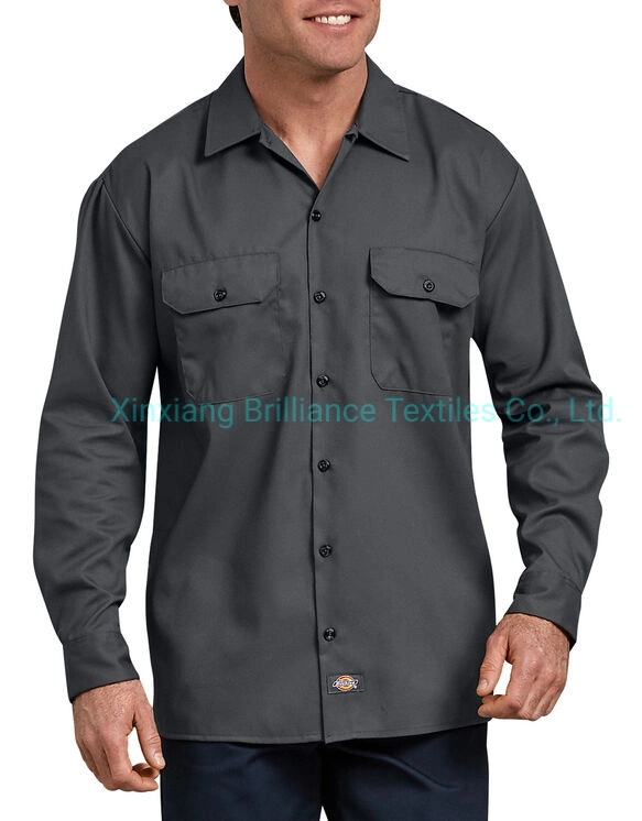 Safety Construction Work Shirts Long Sleeve Wood Working Shirt Custom Fr Welding Fire Retardant Shirts Wholesale