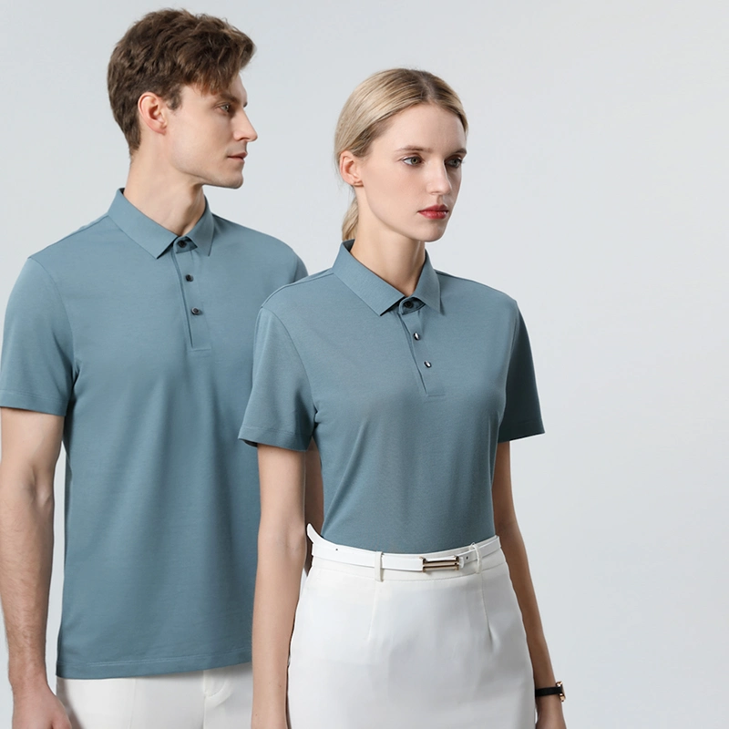 Wholesale High Quality Unisex Custom Your Logo or Pattern 3 Side Polyester Polo Shirts