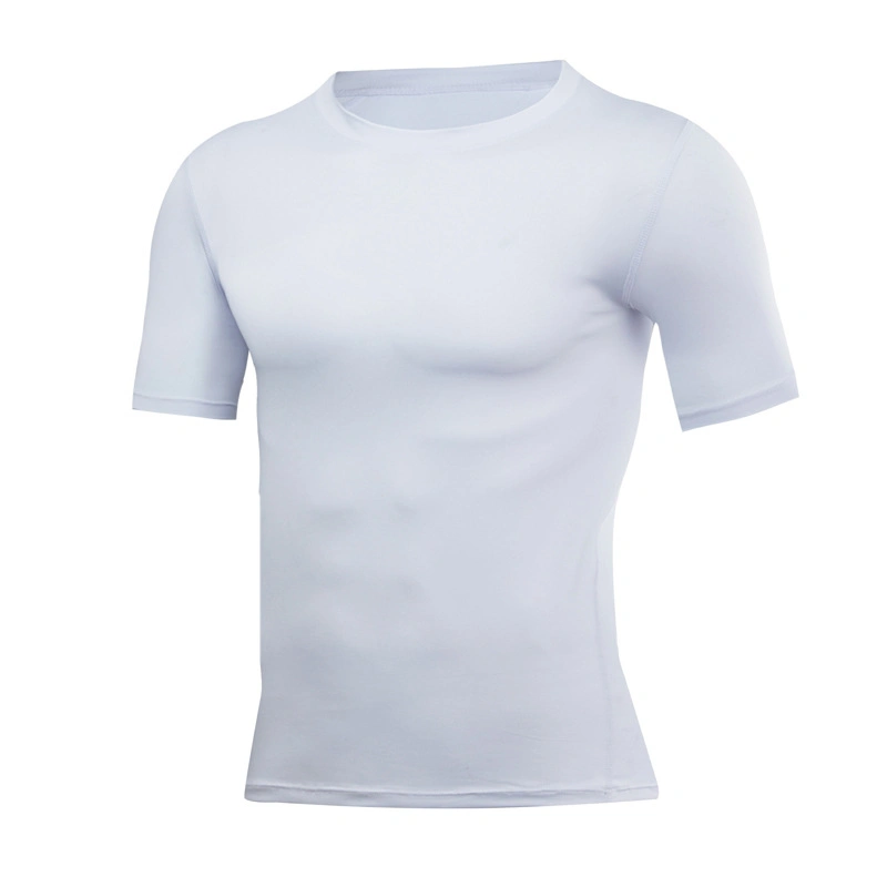 Short-Sleeve Quick-Drying Running Training Men Breathable Elastic Gym Wear Sports Wear T-Shirt