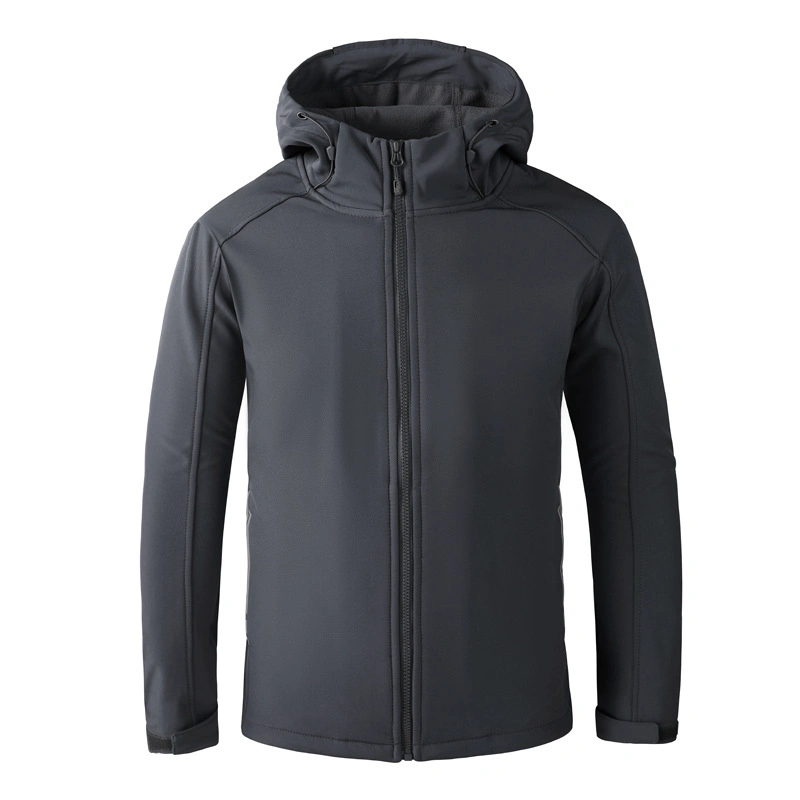 Soft Shell Jacket Men&prime;s and Women&prime;s Windproof Waterproof Fleece Sweater Spring and Autumn