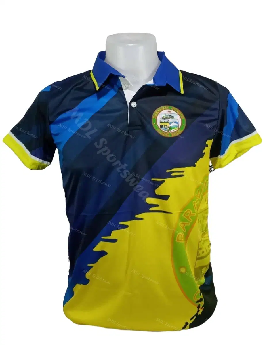 Team Club Custom Logo Men&prime;s Polo Jerseys Polyester Digital Sublimation Sports Polo Shirt