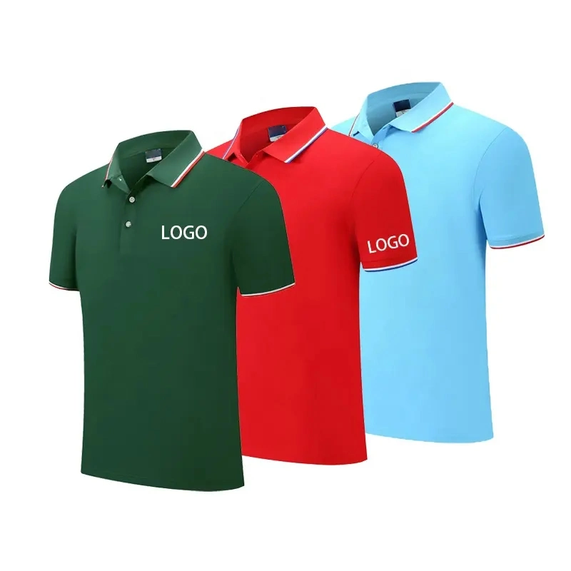 OEM/ODM Men Polo Shirt Blank Short Sleeved 100% Cotton Pique High Quality Mens Polo Shirts