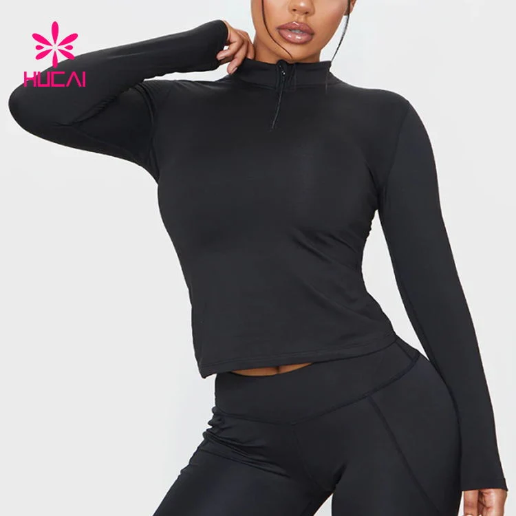 Custom Fitted Gym Women Long Sleeve Shirt