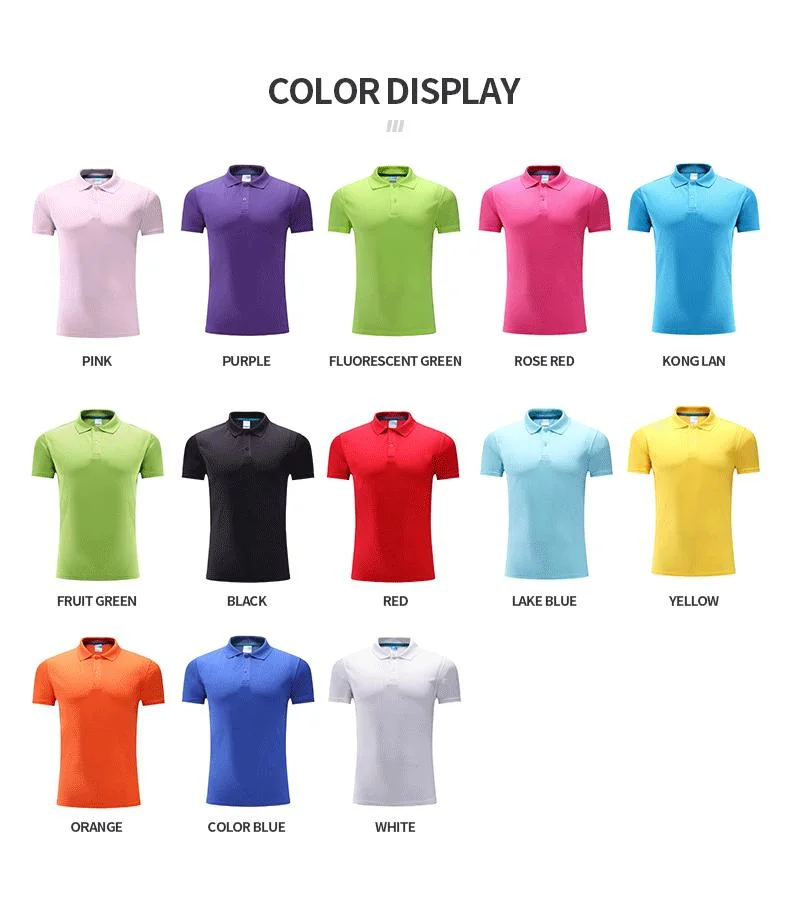 Customized Uniform Plain Blank Polo-Shirt T Shirt Embroidered Men&prime;s Golf Custom Logo Polyester Polo Shirts