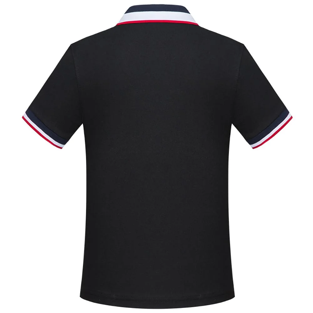 Wholesale Fashion Color Polo Custom Logo Polyester Cotton Pique Mesh Men Short Sleeve Polo Shirt