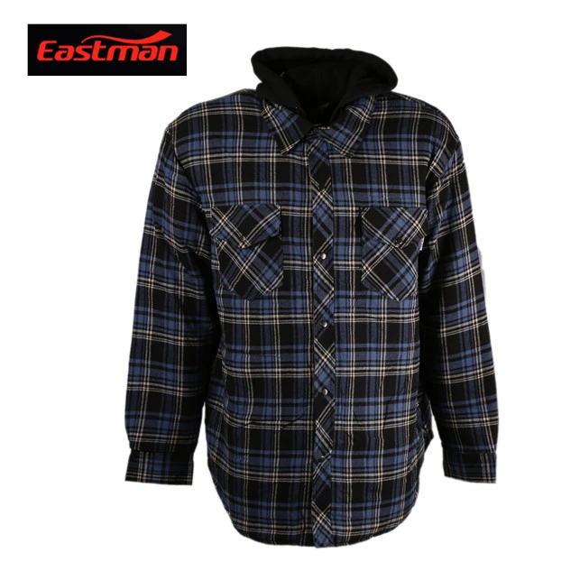 Cotton Flame Retardant Plaid Long Sleeve Shirt