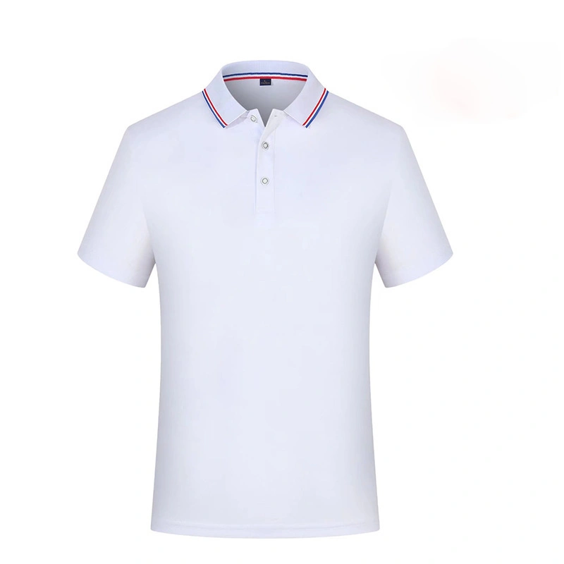 New Custom Polo Shirt Men Golf Shirt with Front Buttons Custom Logo Polyester Spandex Cotton Fabric Polo Shir