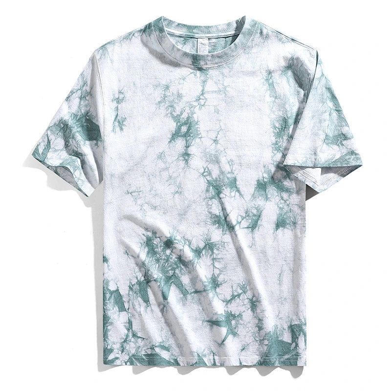 Custom 100% Cotton Tie-Dye T-Shirts Mens Comfortable Colorful Unisex T-Shirts Wholesale