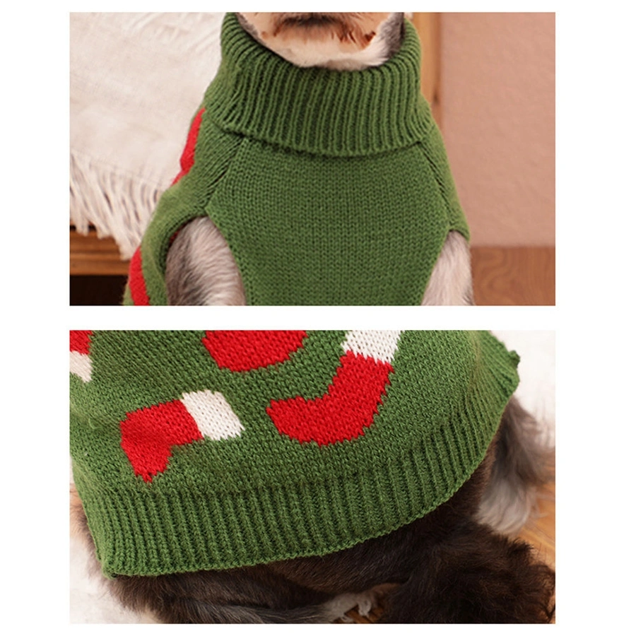 Luxury Handmade Winter Autumn Cat Animal Christmas Sweater Dog Jackets Winter Pet Clothes