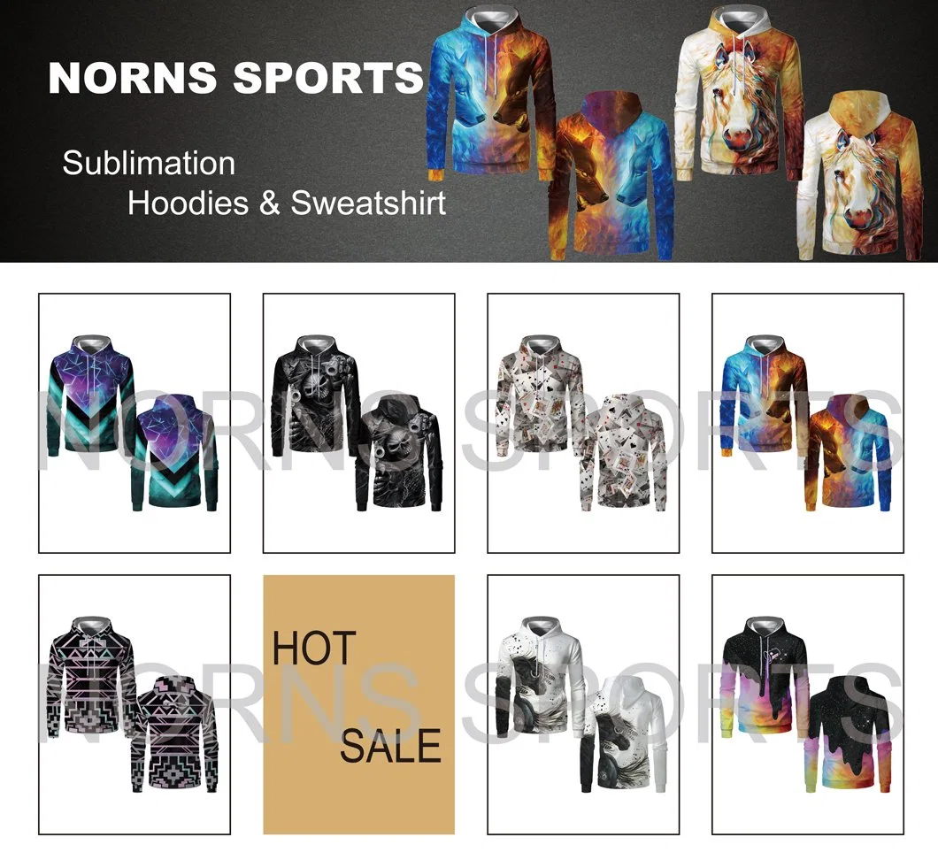 Customized Sportwear Hoody Sublimation Printing Sweatshirt OEM Hoodies