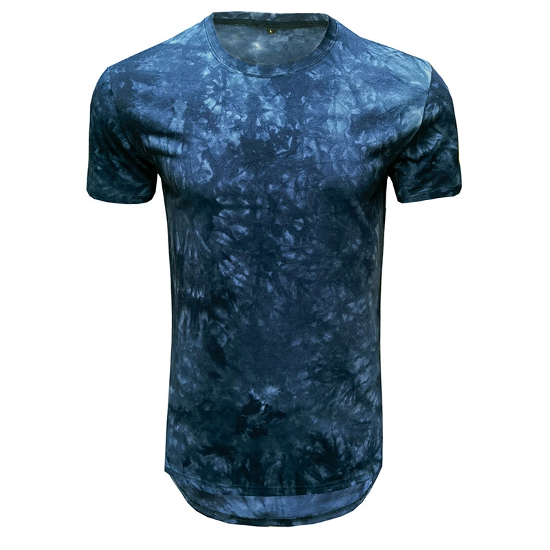 Hot Sale Custom Tie Dye T Shirt Wholesale Vintage Cotton Custom Logo Printing Slim Fit Mens T-Shirts