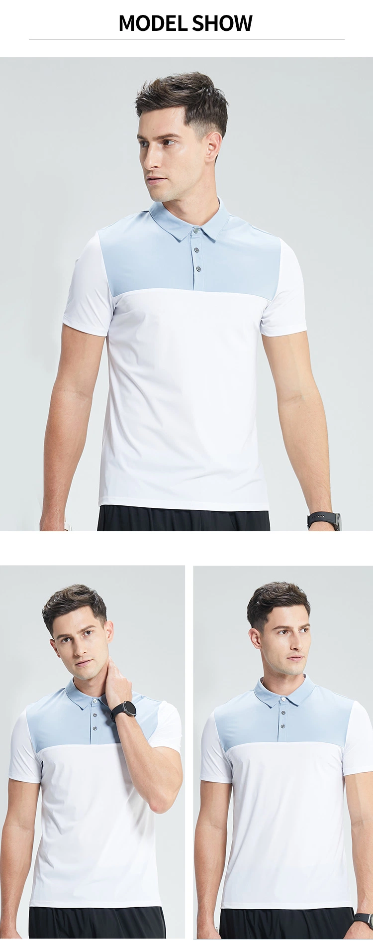 Wholesale High Quality Plain Casual T-Shirts Embroidered Polo Tshirt Golf Clothing Custom Logo Simple Polo Shirt for Men