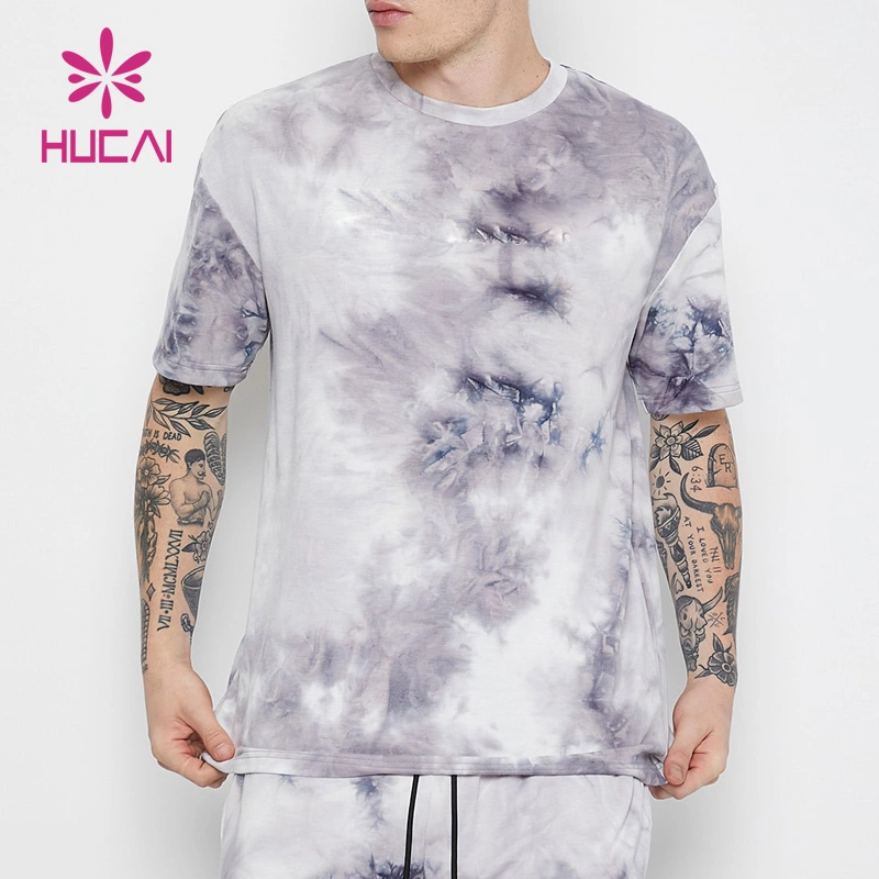 Custom Mens Private Label Fashionable Tie Dye T Shirt