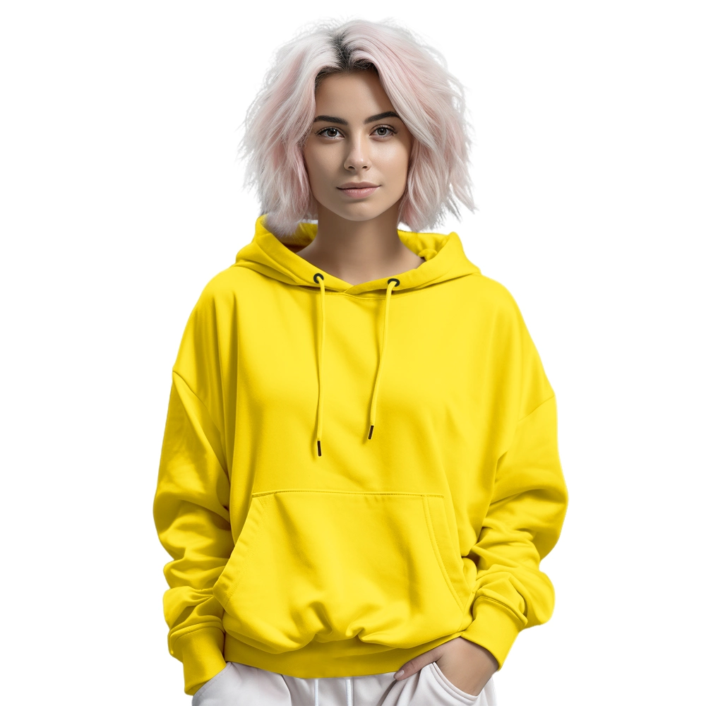 Custom High Quality Soft Cotton Fleece Hoody Puff Print Plain Oversized Heavyweight 340 GSM Hoodies